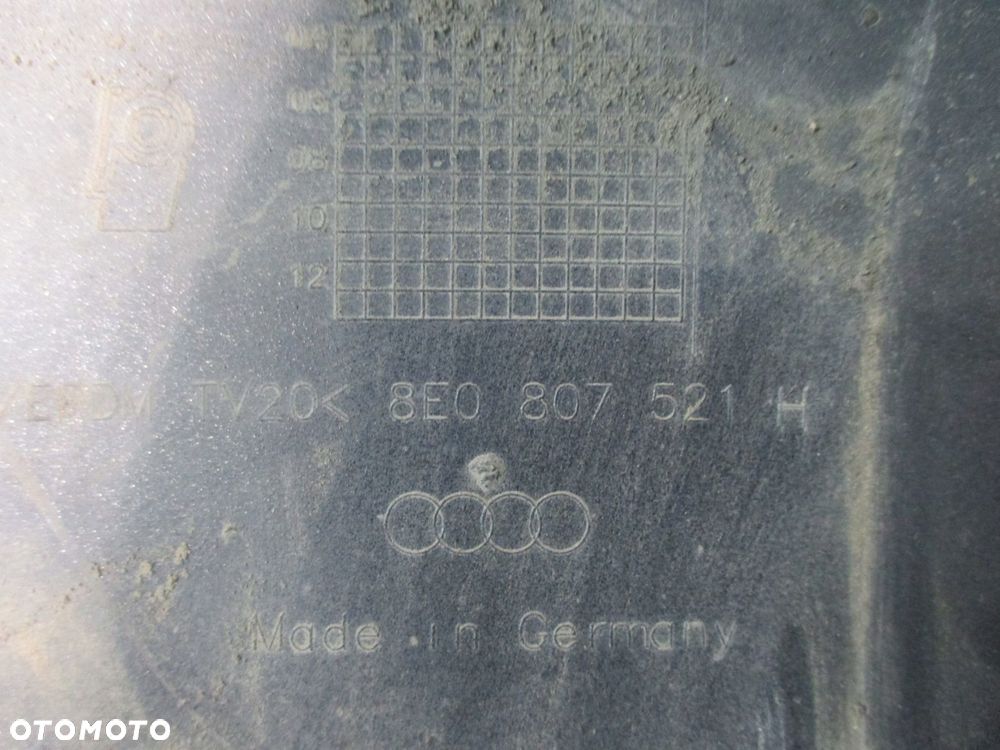 DOKŁADKA ZDERZAKA TYŁ SPOILER AUDI A4 B7 SEDAN 8E0807521H - 4