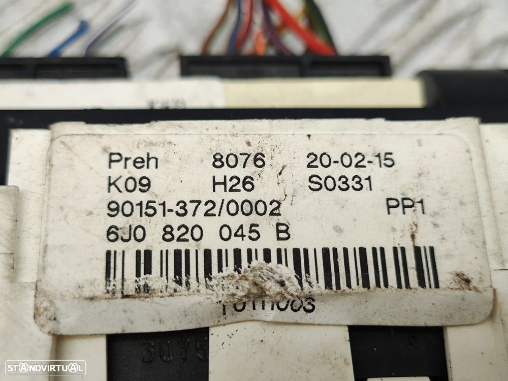 Climatronic Sofagem Manual Ar Condicionado Seat Ibiza 4 IV 6J - 8