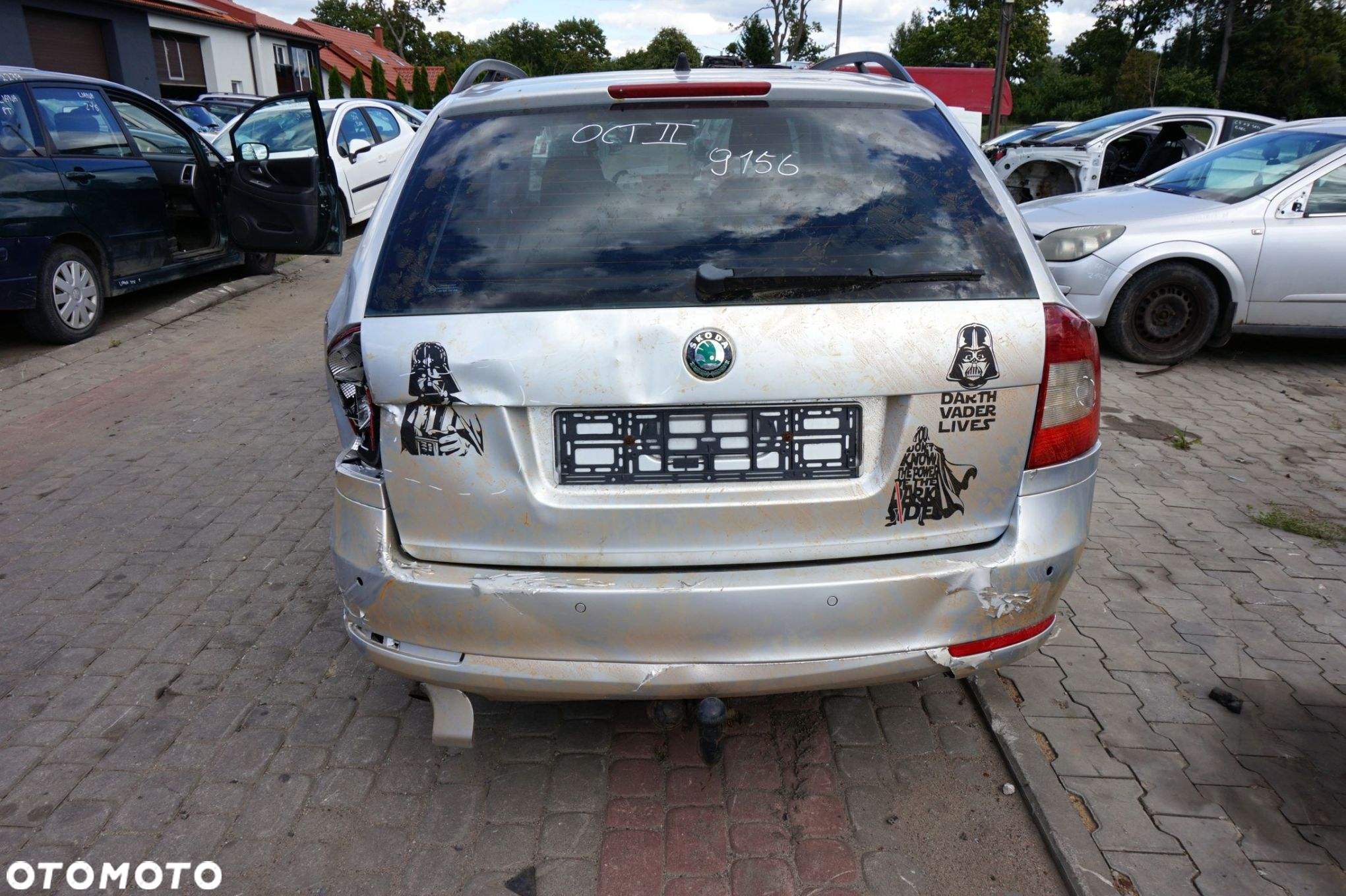 SKODA OCTAVIA II LIFT KOMBI 2012 9156 2.0 TDI CFHC 140KM NFP SREBRNY na części - 4