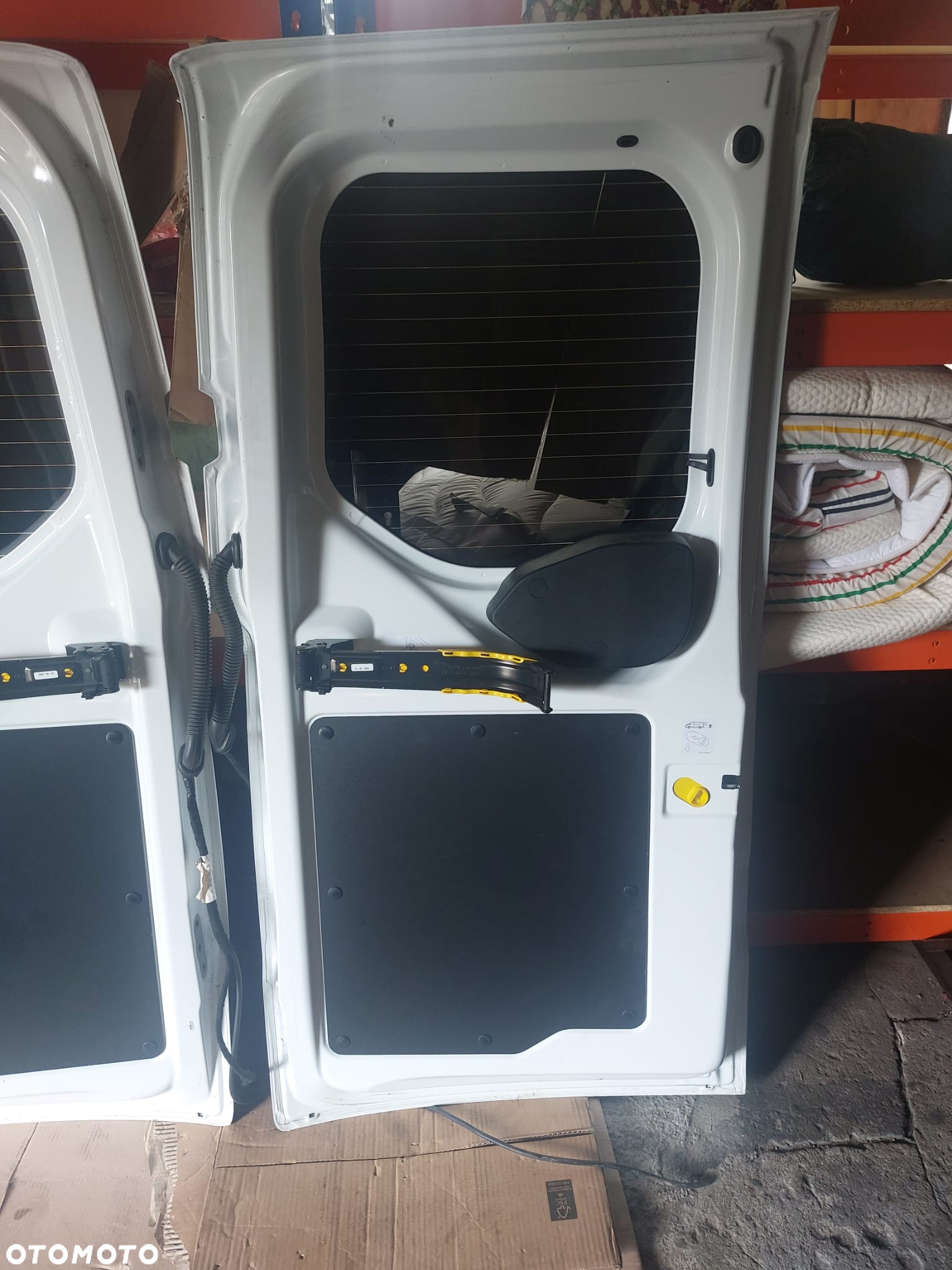 Drzwi boczne przesuwne prawe FORD TRANSIT TOURNEO CUSTOM LIFT 2019-> 23r oryginalne kompletne białe - 5