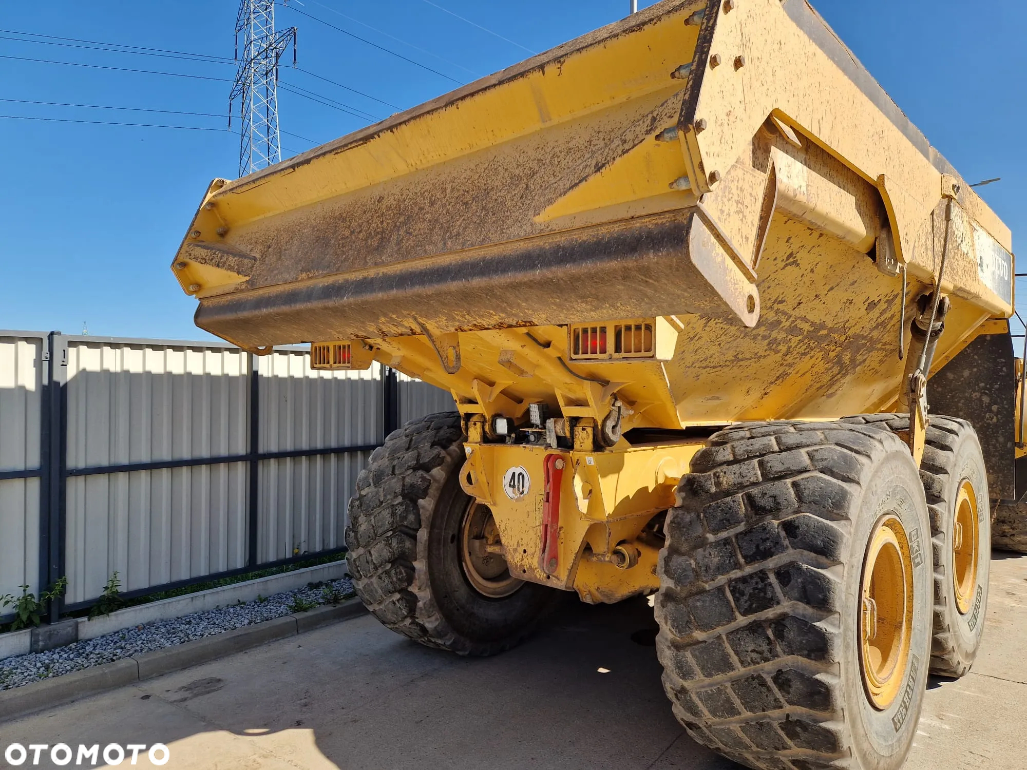 Volvo A30F * szerokie opony * burta tył * - 29