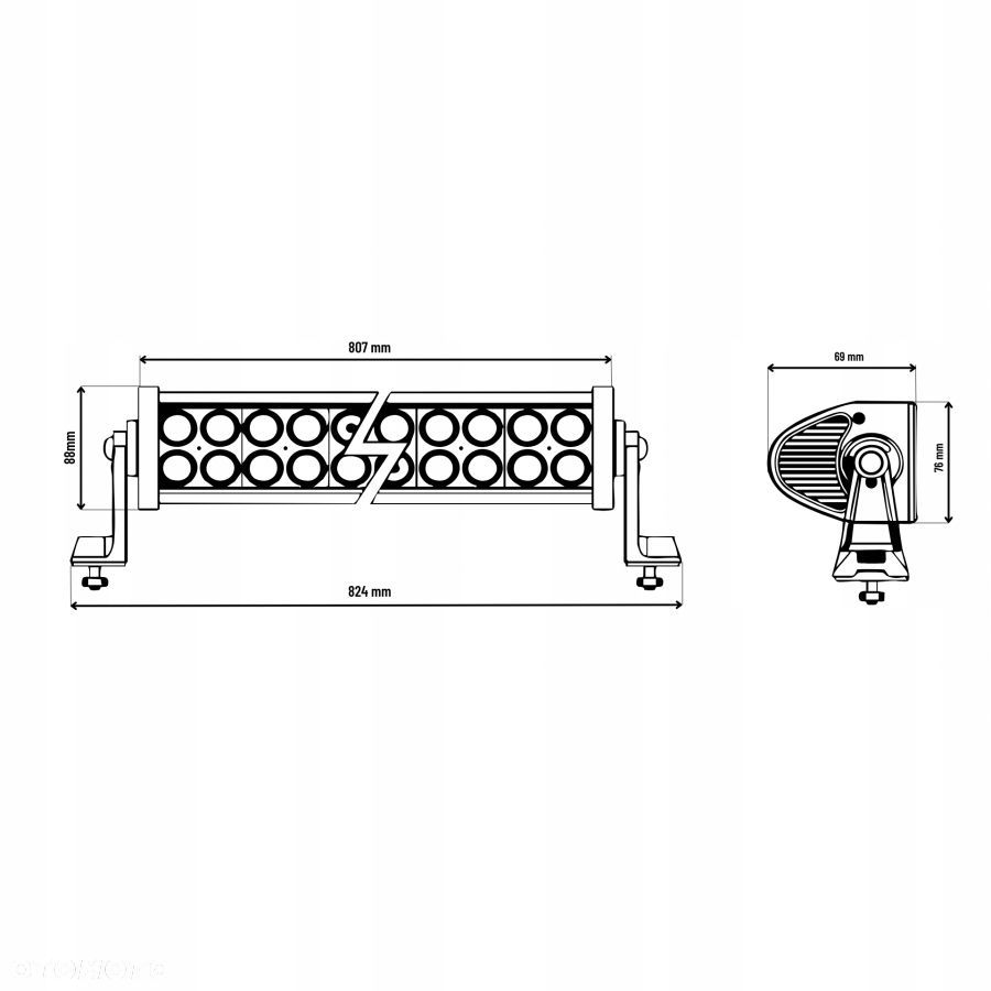 panel led bezel-less led pasek + złącze dt kmr13 - 15