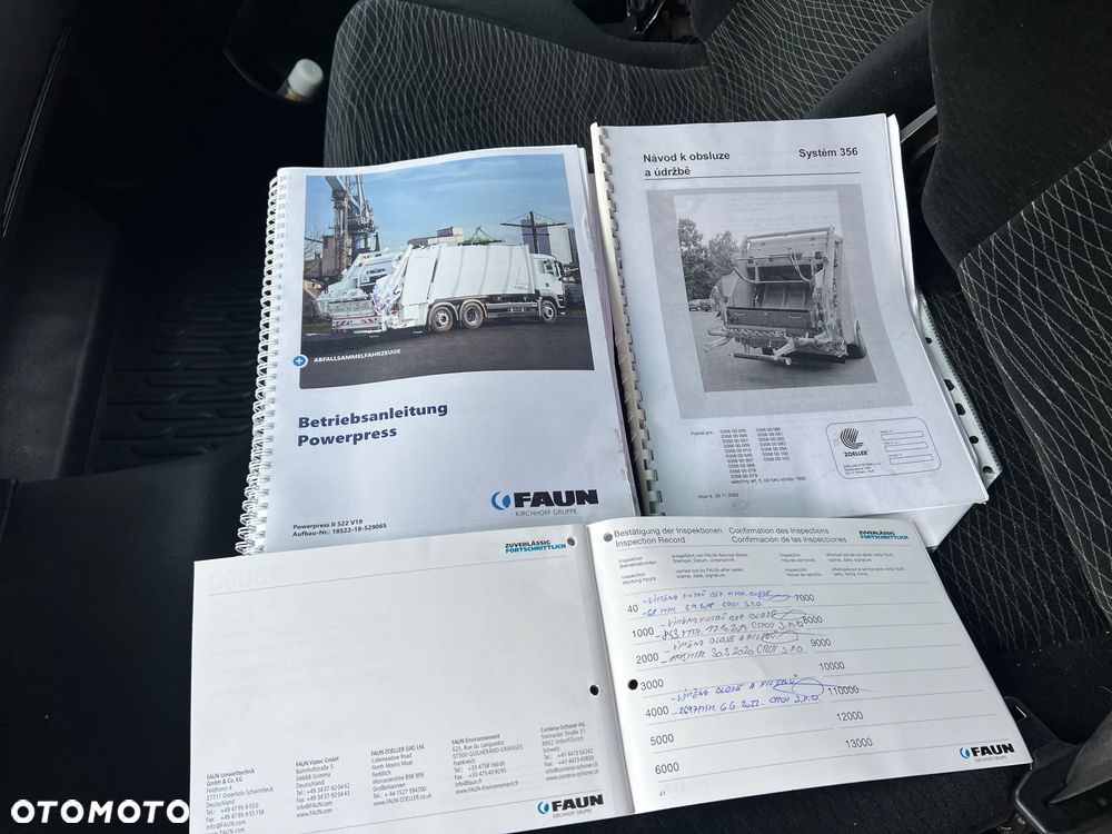 Mercedes-Benz AROCS 2536 eur6 FAUN VARIOPRSS 522 - 36