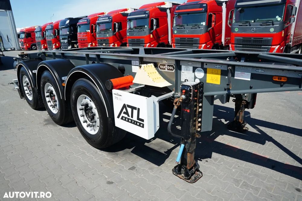 Van Hool / SEMIREMORCĂ CONTAINER / SUB REZERVOR / ADR COMPLET / 3 AXE / AXE SAF / JANTE DIN ALIAJ - 11