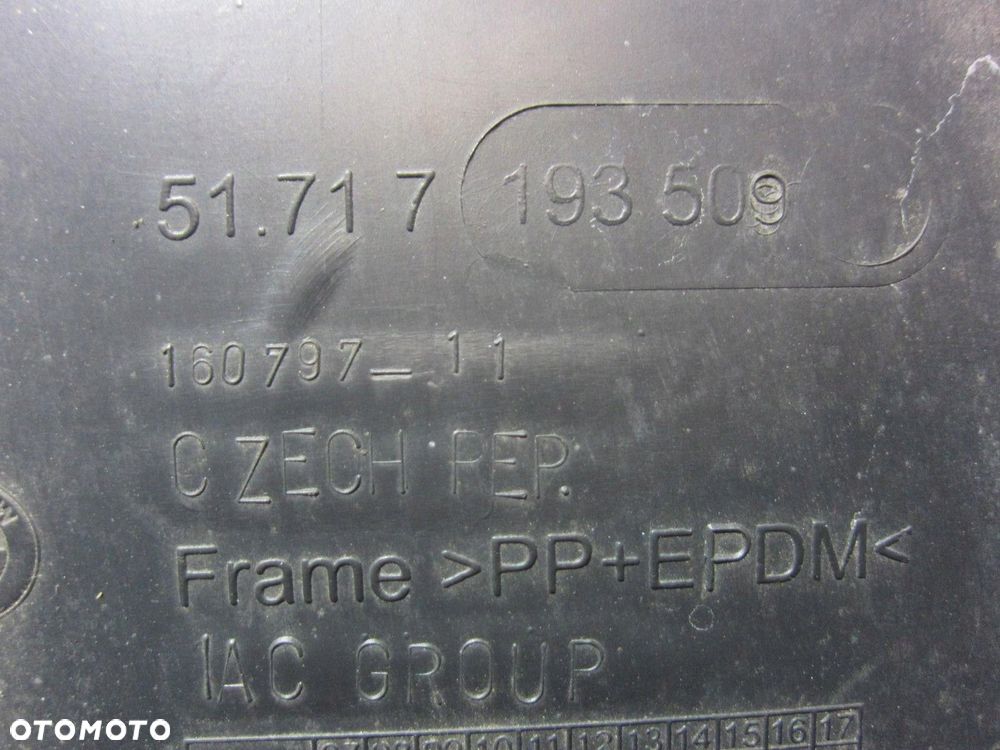 BMW 5 F07 GT OSŁONA NADKOLE LEWE PRZEDNIE PRZÓD KOMPLET 7193509 - 10