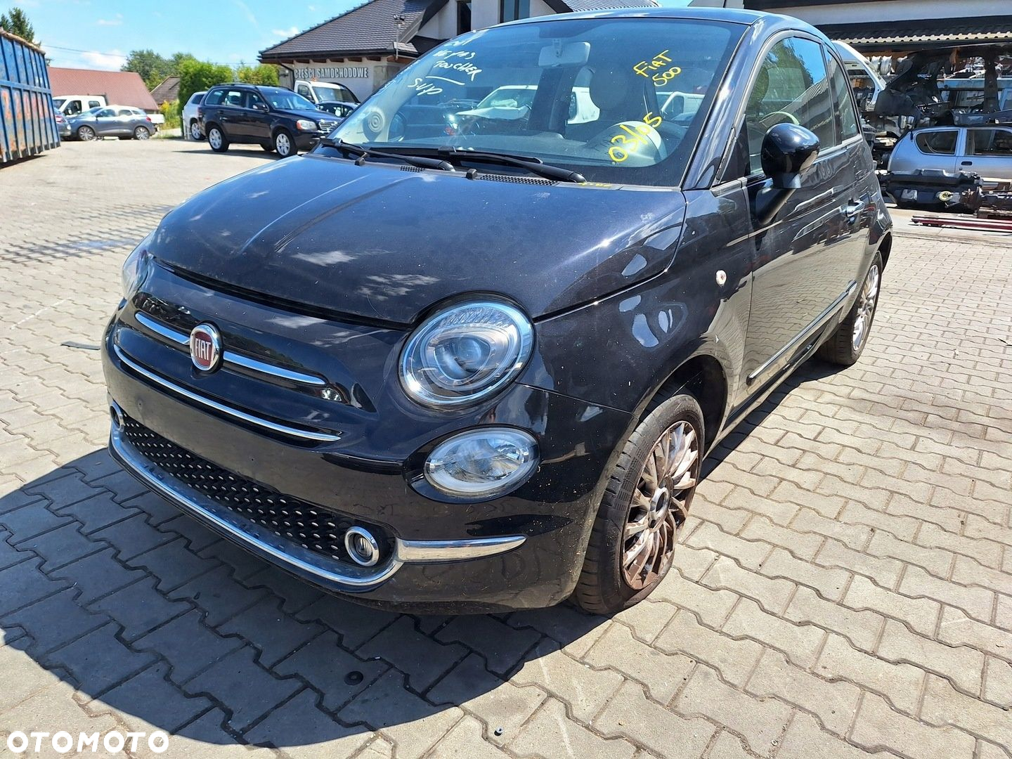 FIAT 500 LIFT 312 PRZEDNIE DRZWI LEWE 876 NERO - 13