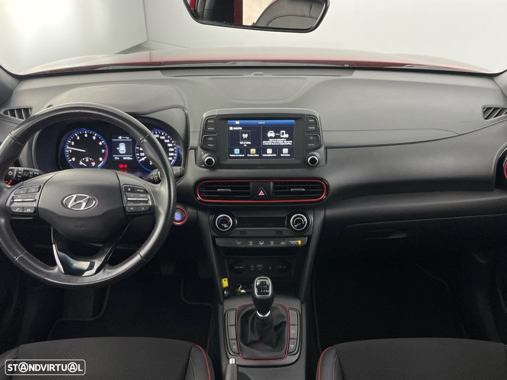 Hyundai Kauai 1.0 T-GDi Premium Pele/Tec.Vermelho - 10