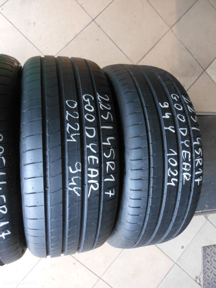 Opony 225/45r17 goodyear eagle f1 asymmetric 6,6mm lato komplet - 3
