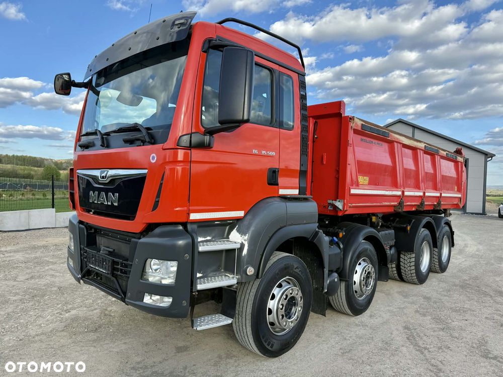 MAN TGS 35.500 *8X4, WYWROTKA, BORDMATIC, MEILLER KIPPER, EURO 6, 330TYŚ PRZEBIEGU* - 2