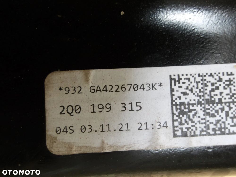 SANKI WOZEK AUDI A1 VW POLO 2G 2Q0199315 2Q0423057L - 4