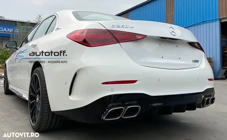 Difuzor Bara Spate Compatibil Cu Mercedes C-Class W206 S206 (2021+) C63 Design - 3