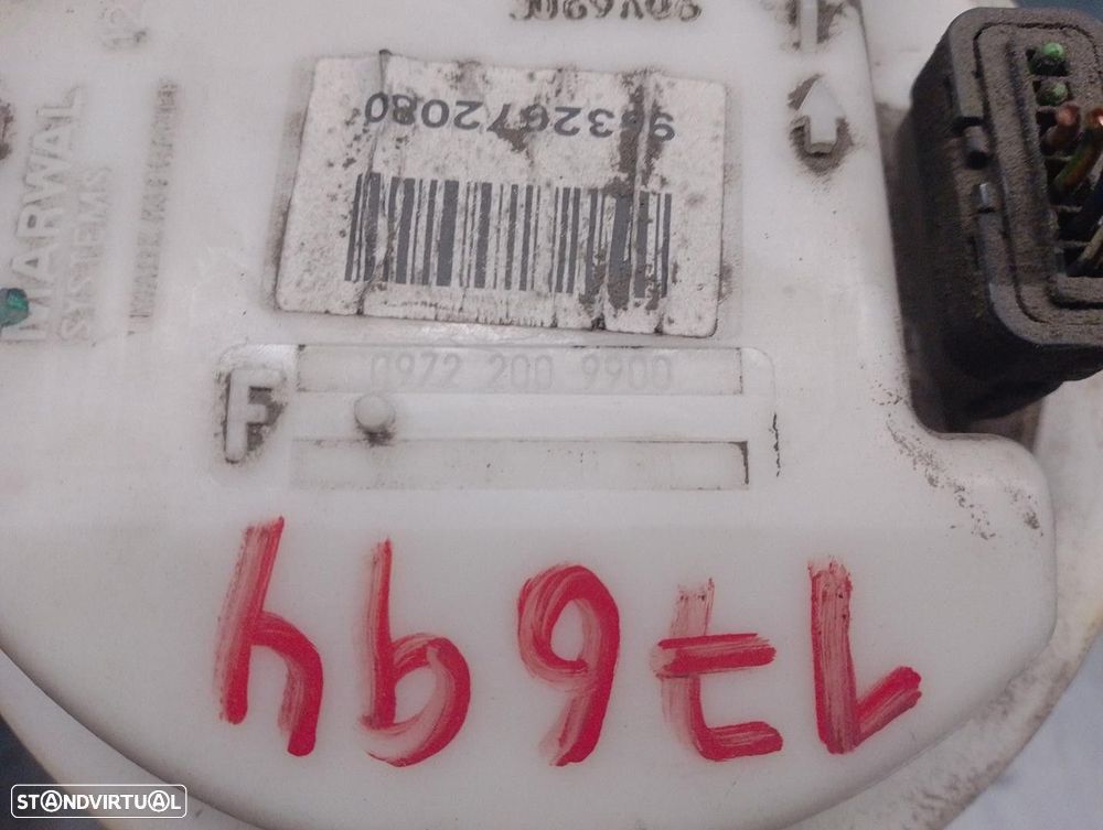 SENSOR DE COMBUSTÍVEL PEUGEOT 307 2003 -9632672080 - 3