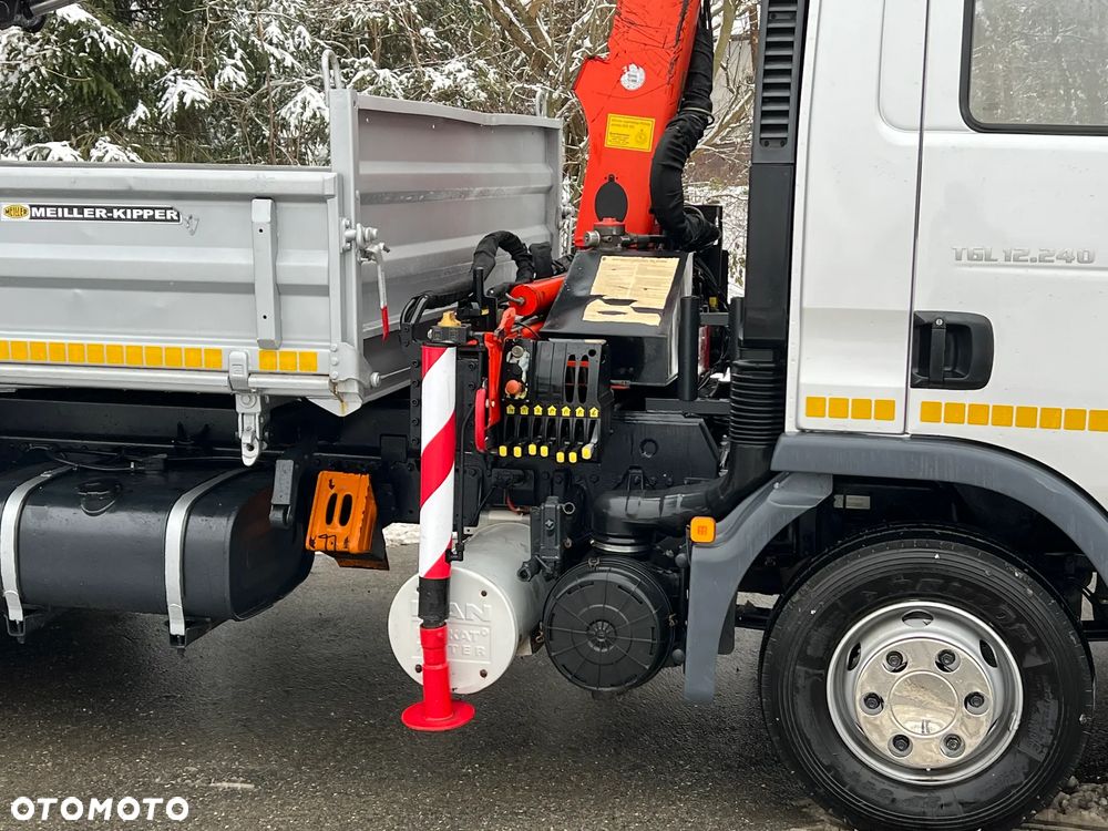 MAN MAN TGL 12-240 Kiper Wywrotka 4x2 Kran PALFINGER PK 12500 BARDZO DOBRY STAN - 9