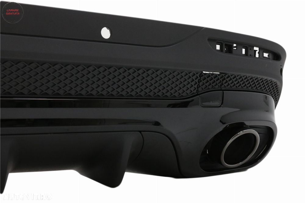 Difuzor Bara Spate cu Ornamente Evacuare Mercedes GLB X247 SUV (2020-up) Night Pac- livrare gratuita - 3