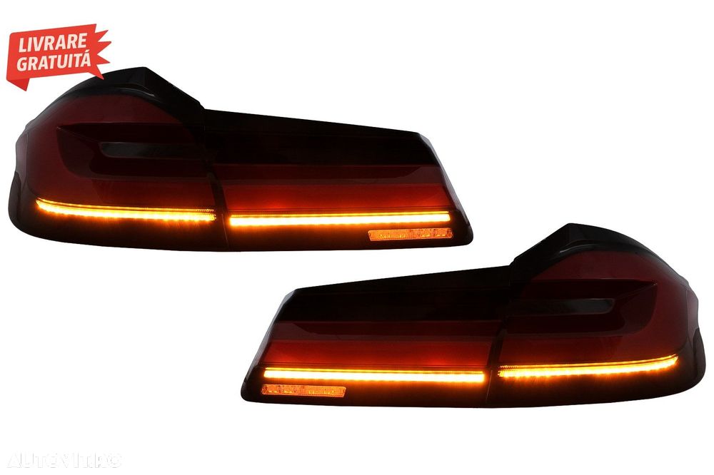 Stopuri Full LED BMW Seria 5 G30 Sedan (2017-2019) LCI Design LED Static- livrare gratuita - 5