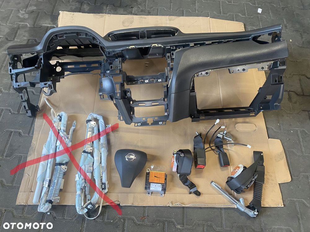 NISSAN QASHQAI II 2 J11 KONSOLA AIRBAG SENSOR KOMPLET EUROPA - 1