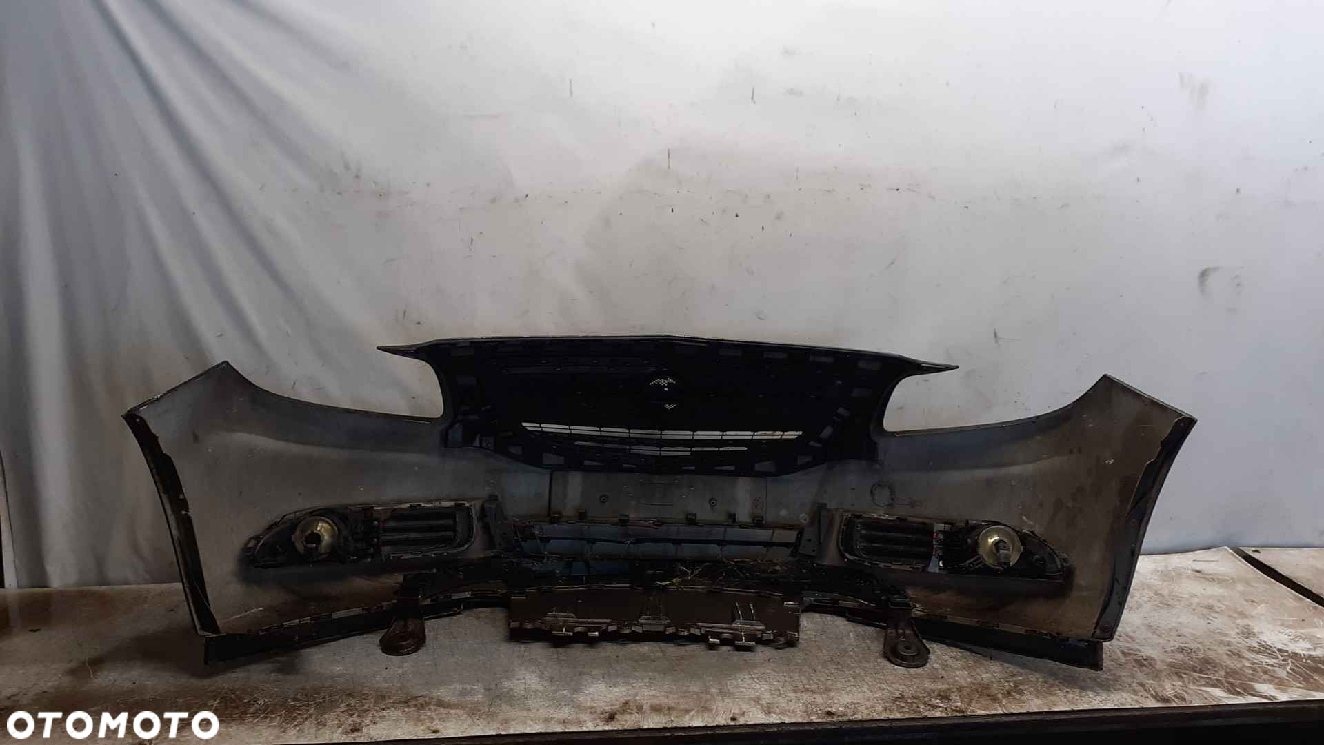 } ZDERZAK PRZÓD PRZEDNI OPEL INSIGNIA A I 1 Z22C CZARNY HALOGENY - 5