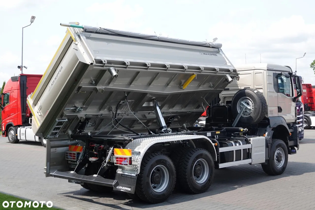 MAN TGS 33.480 / 6X6 / WYWROTKA 3 STRONNA / BORDMATIC / KH KIPPER / AUTOMAT / HARDOX  / BOGATA OPCJA / FABRYCZNIE NOWY / 2025 - 12