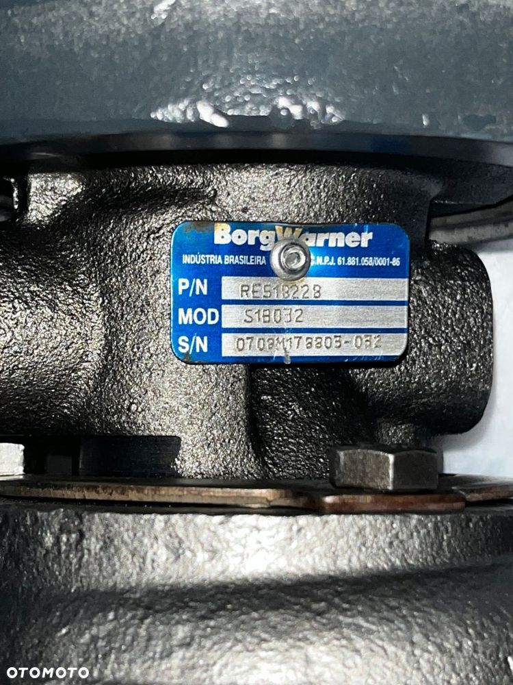 turbosprężarka john deere re518228 re519517 se501678 + rabat 500zł opis - 5