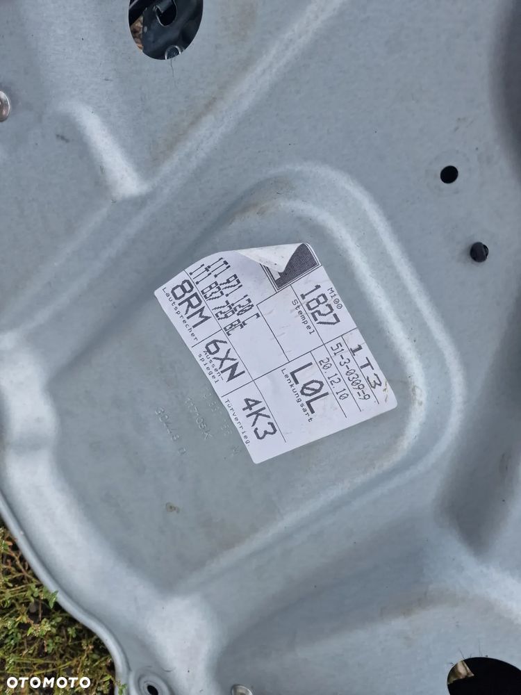 Podnosnik szyby lewy przod vw touran caddy 10-15 - 2