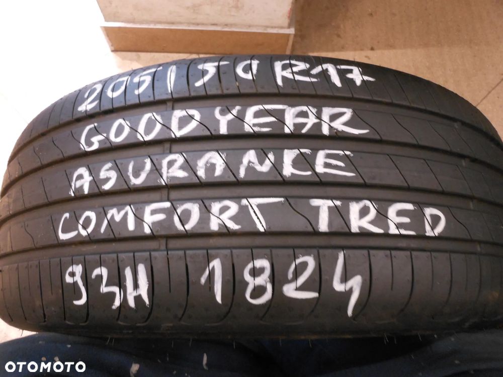 Opona pojedyńcza 205/50r17 goodyear asurance comfort tred * 6,7mm lato - 1