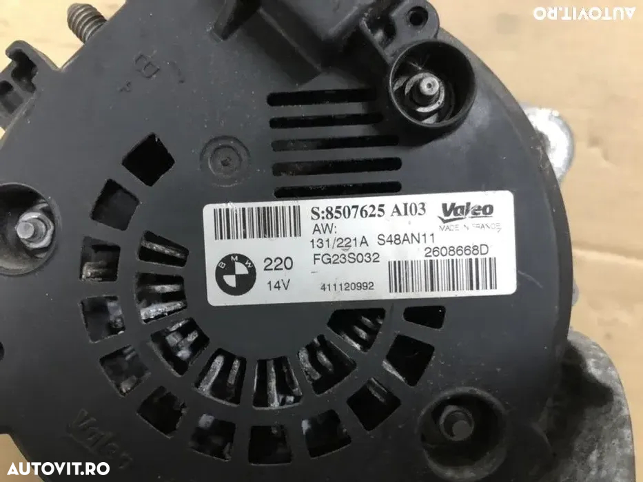 Alternator generator bmw 7 pk F01 F10 F07 F11 X5 e70 x6 e71 730d 740d N57 245 Hp 306hp 299hp x6 dinam - 8