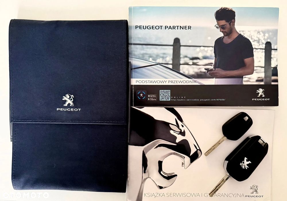 Peugeot Partner 1.5 130KM Automat 3 Osobwy Salon Polska Bezwypadkowy FVAT23% - 39