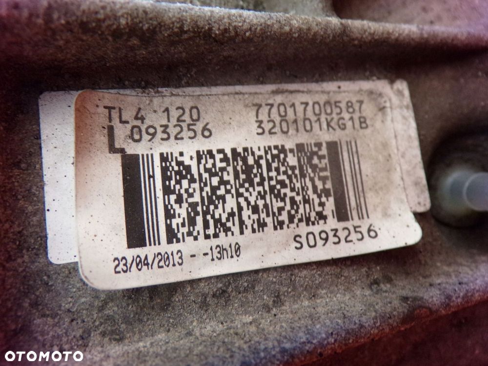 skrzynia biegÓw 1.5 dci tl4 120 nissan juke f15 13 - 2