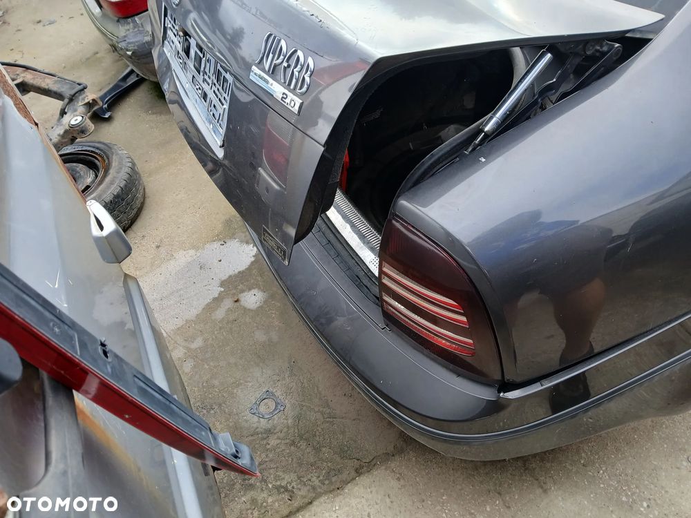 SKODA SUPERB 1 I LF7G maska pokrywa silnika klapa bagażnika zderzak lampa reflektor pas przedni - 4