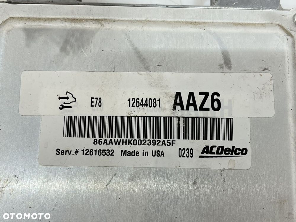 OPEL ASTRA J 1.4T KOMPUTER STEROWNIK 12644081 - 6