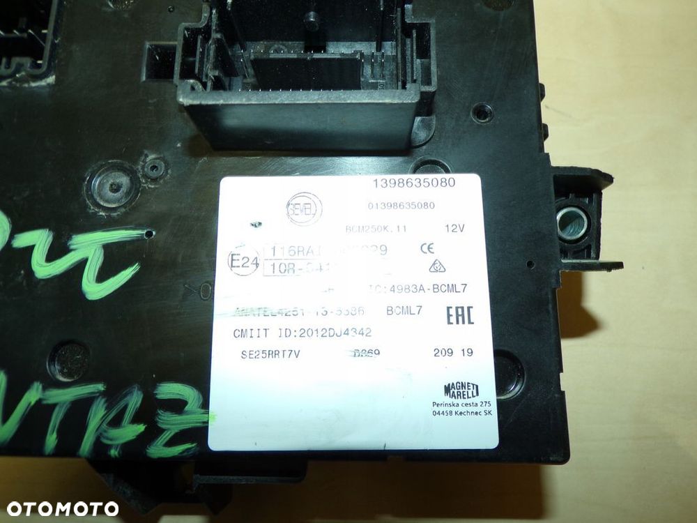 DUCATO 2.3 18- EURO 6 MODUŁ BODY BSI BCM 1398635080 - 5