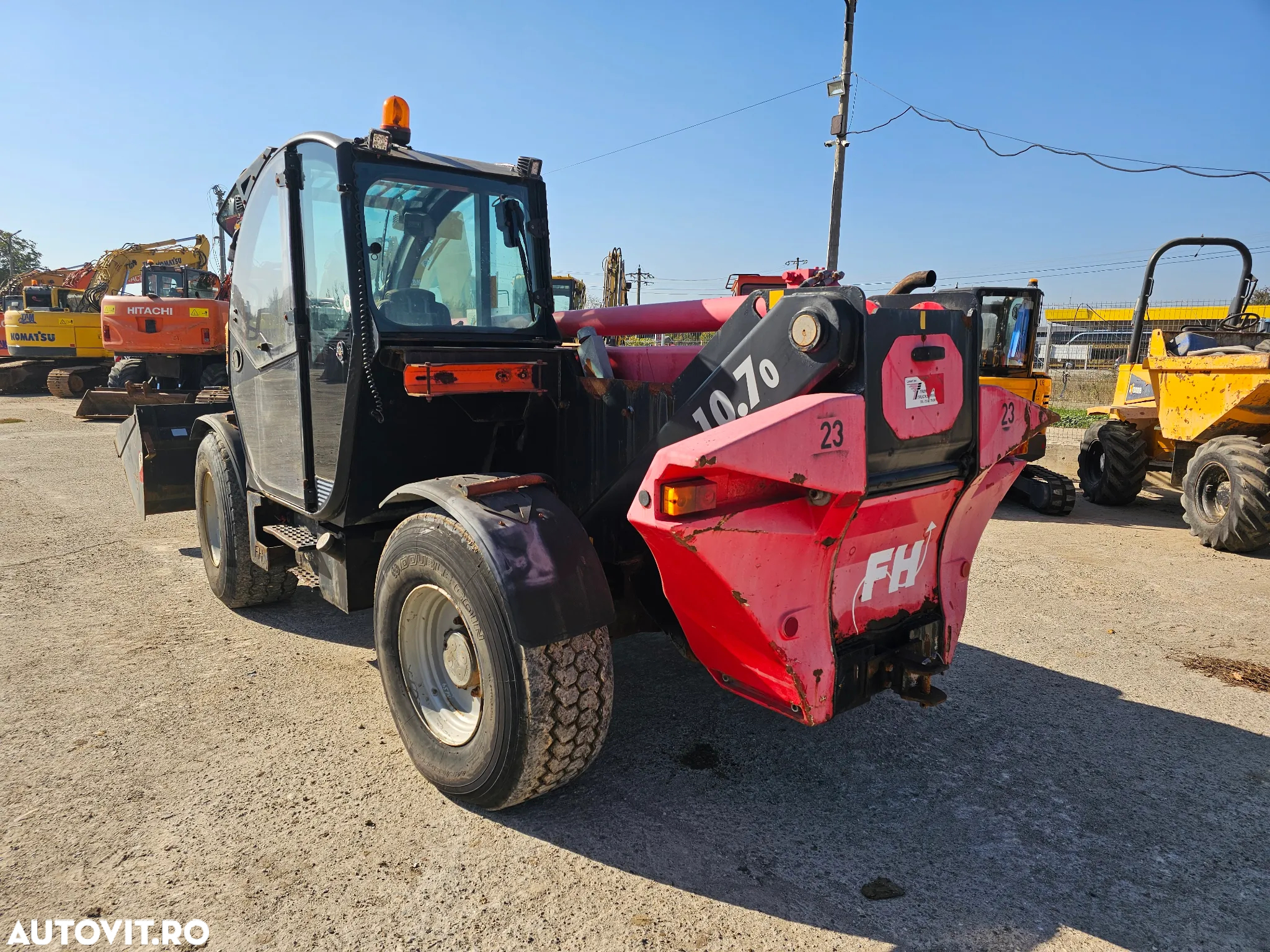 Manitou Faresin 10.70 H incarcator frontal telescopic 7 tone 10 metri - 3