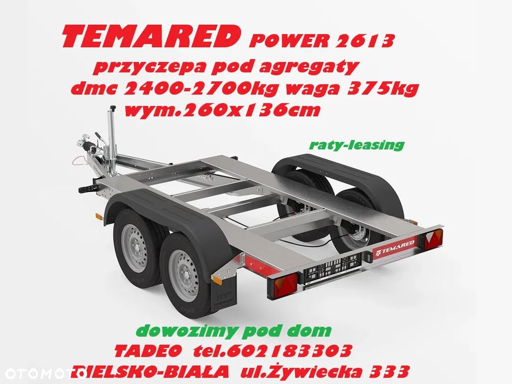 TEMARED POWER 2613 pod agregat, dmc 2700kg
