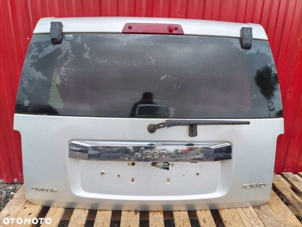 JEEP CHEROKEE LIBERTY KK 07-12 KLAPA TYŁ BAGAŻNIKA SREBRNA IDEALNA W KOLOR - 1