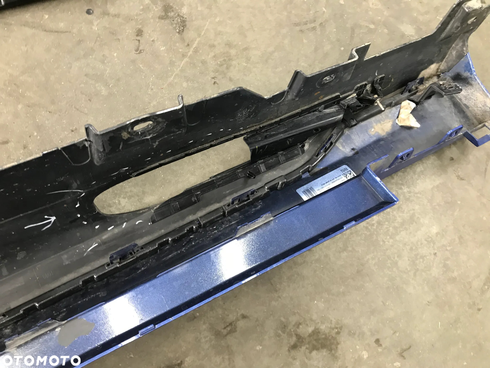 Nakładka progu BMW x6 G06 m-pakiet 19- prawa listwa progowa + ślizg KOMPLET 868012 868011 - 23