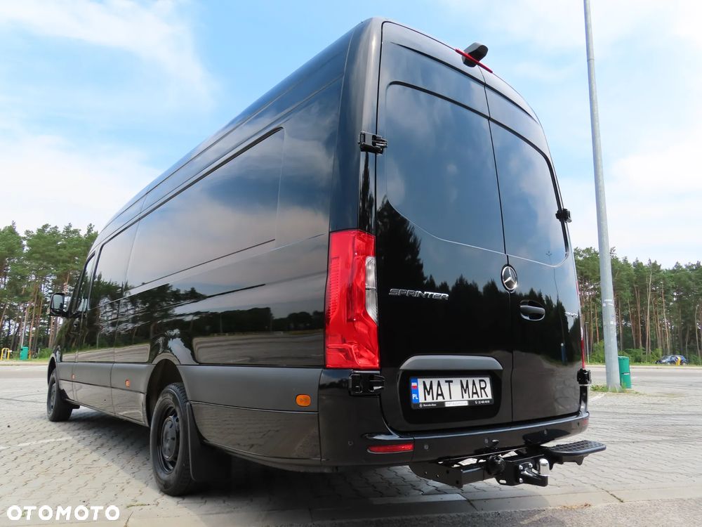 Mercedes-Benz Sprinter 319 CDI 190 KM Ekstra Długi Wysoki Dach LONG MAXI + 4800 mm Furgon Blaszak Rozstaw Osi 4325 mm Ładowność 881 Kg HAK 2800 Kg Stan Jak Nowy GOTOWY I DOSTEPNY POLECAM - 10