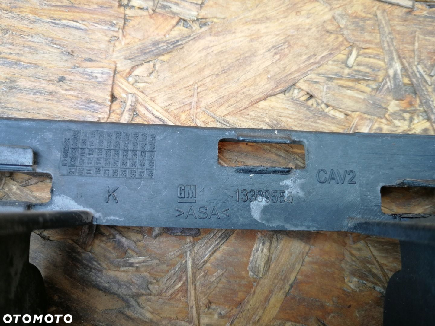 OPEL CORSA D LIFT 11- ATRAPA KRATKA DOLNA GRILL ZDERZAKA PRZÓD 13389555 - 9