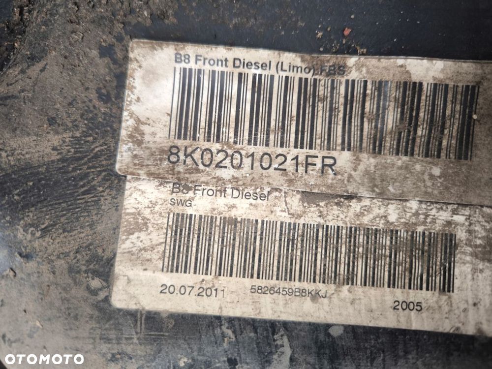 BAK ZBIORNIK PALIWA AUDI A4 B8 A5 8T 8K0201021FR DIESEL BEZ OPIŁKÓW ! - 5