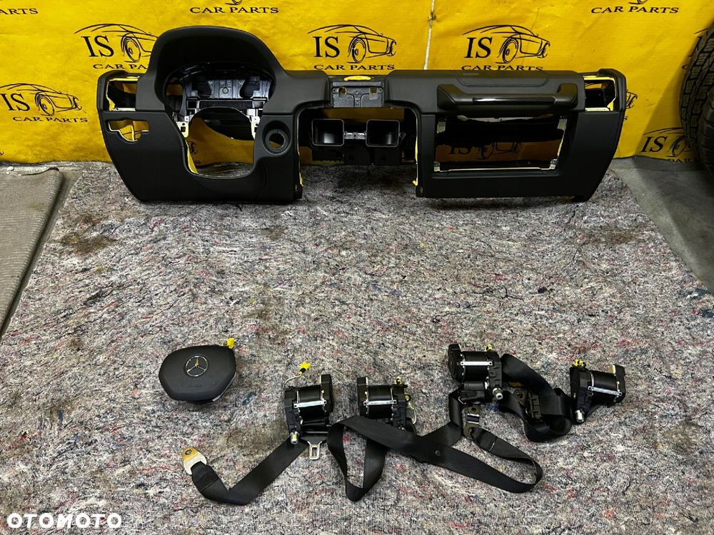 DESKA KOKPIT SKÓRA PASY PODUSZKI AIRBAG MERCEDES G63 AMG W463 LIFT LHD - 1