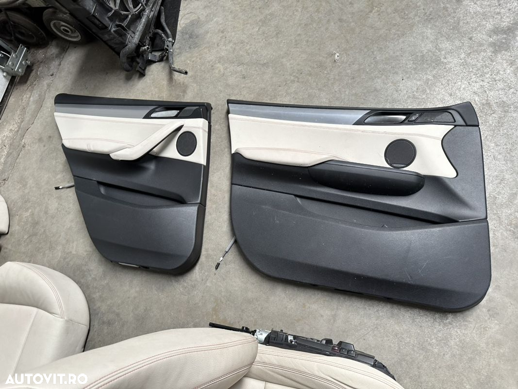 Interior ,tapiterie piele BMW X4 F26 an 2016 cu incalzire - 8