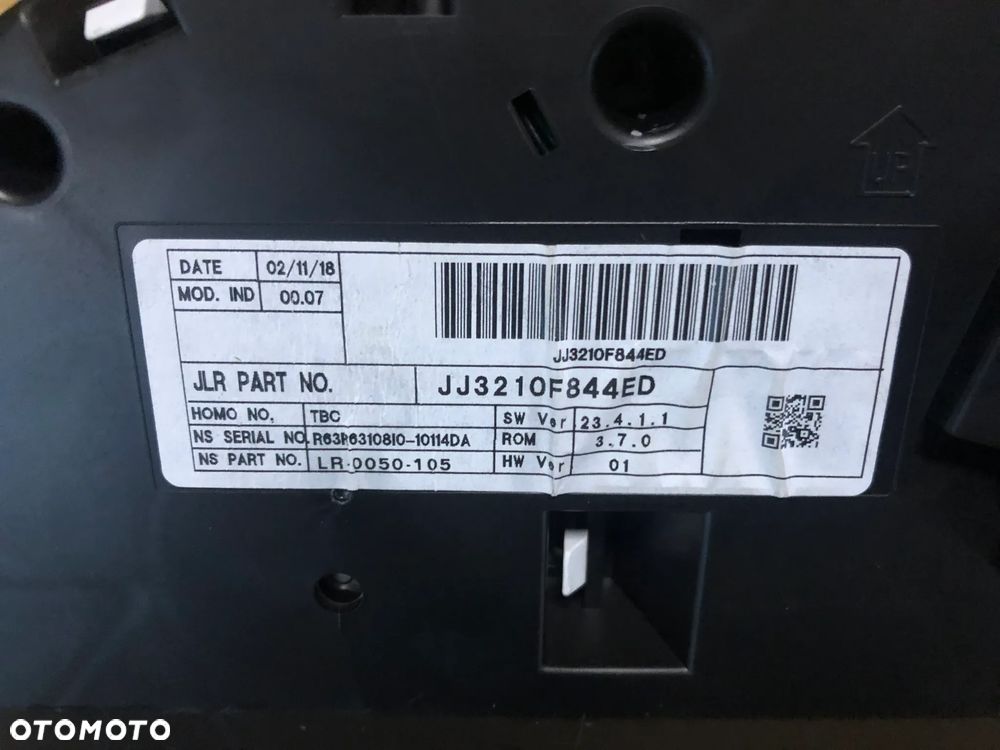 Licznik Europa LHD JJ32-10F844 Range Rover Evoque 2.0 D 204DTD - 3