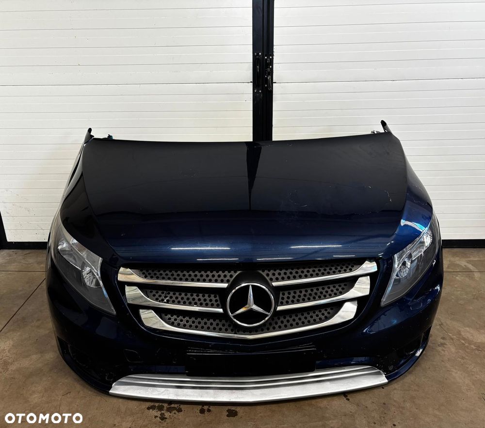 KOMPLETNY PRZÓD MERCEDES VITO W447 MASKA BŁOTNIK LAMPY CHŁODNICE