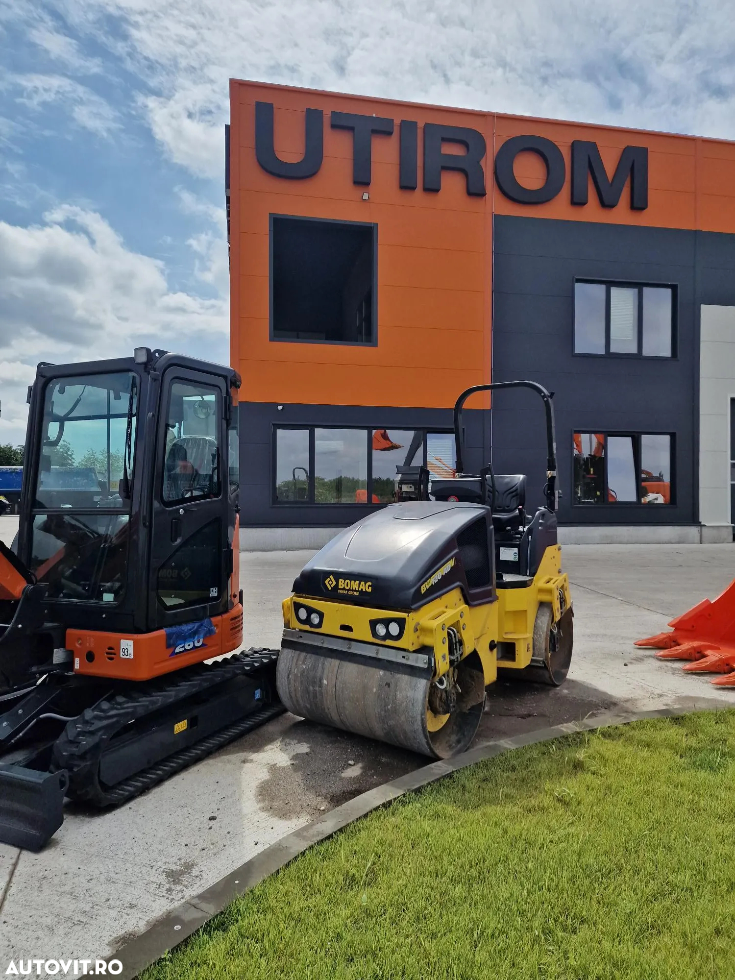 Bomag BG120, 2023, 93h, latime tambur 1,2m, Masa op 2,7t, motor Kubota, posibilitate leasing-31900 EUR+Tva - 18