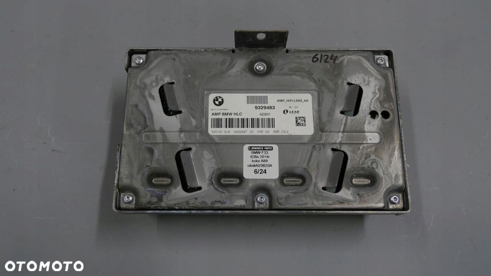 bmw f33 f83 wiązka instalacja nagłośnienia top hifi wzmacniacz amplituner - 3