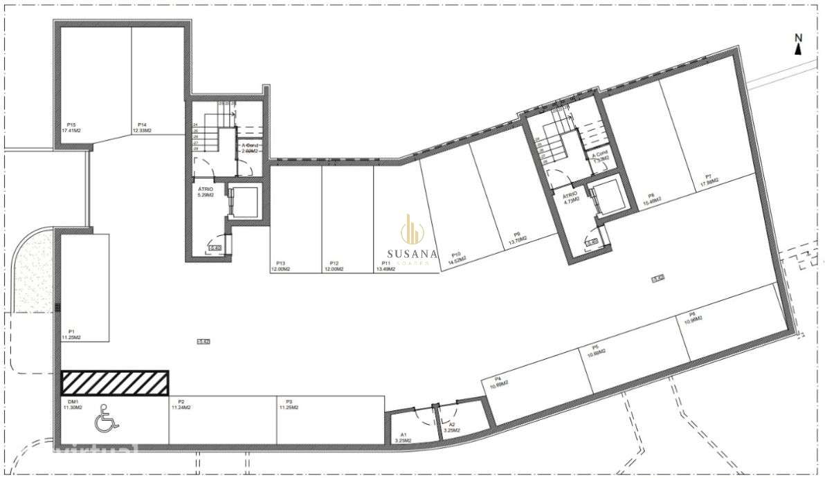 Apartamento T0 Venda em Viseu,Viseu - Grande imagem: 4/4