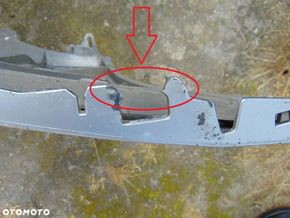 Zderzak przedni przód srebrny Peugeot 307 FL lift 05-08r - 27