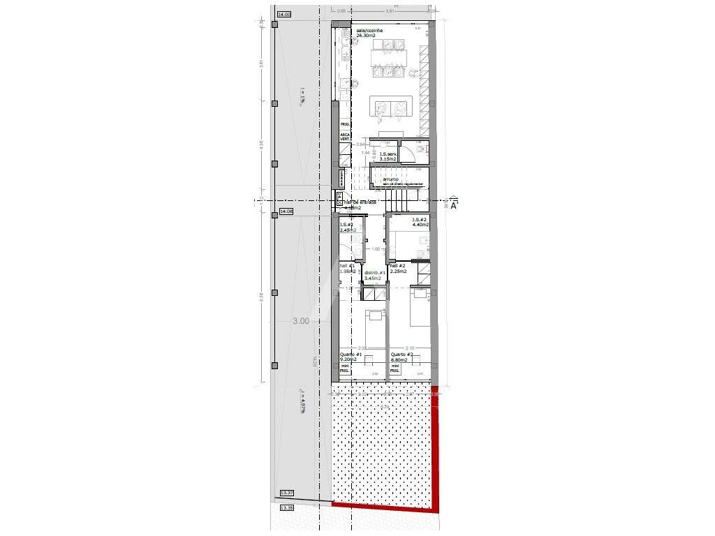Prédio de arquitetura e acabamentos modernos com três pisos, consti... - Grande imagem: 4/15
