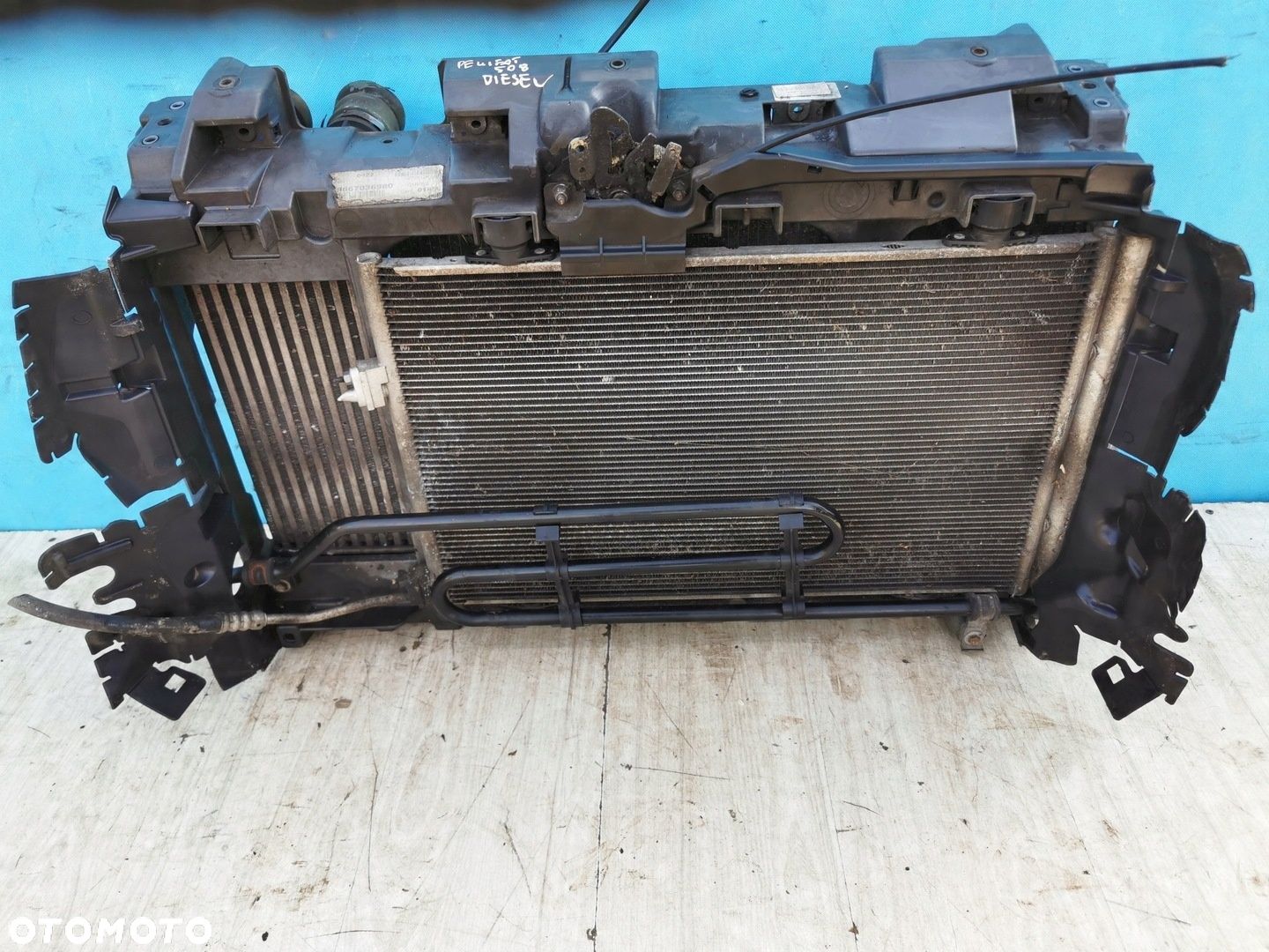 Peugeot 508 2010/2014 pas chłodnice wentylator 1.6 HDI - 1