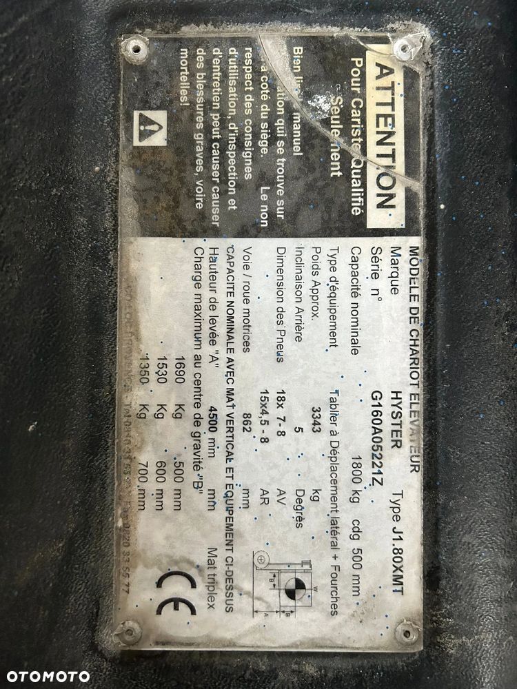 Hyster J1.80XMT - 12