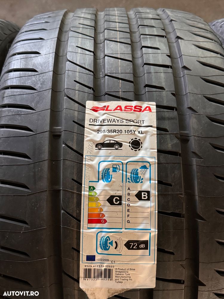 Vând set anvelope 255/40/20-295/35/20 Lassa de vară noi - 2